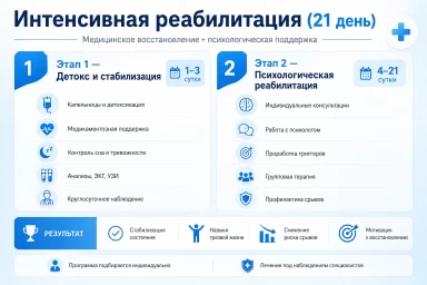 Реабилитация за 21 день в Кавалерово